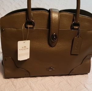 NWT'S Coach Mercer Leather Satchel